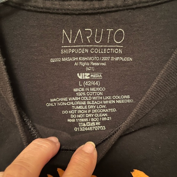 NARUTO Ichiraku Ramen Shop Men’s Short Sleeve Vintage T-shirt. Sz L (42-44) - Picture 3 of 3